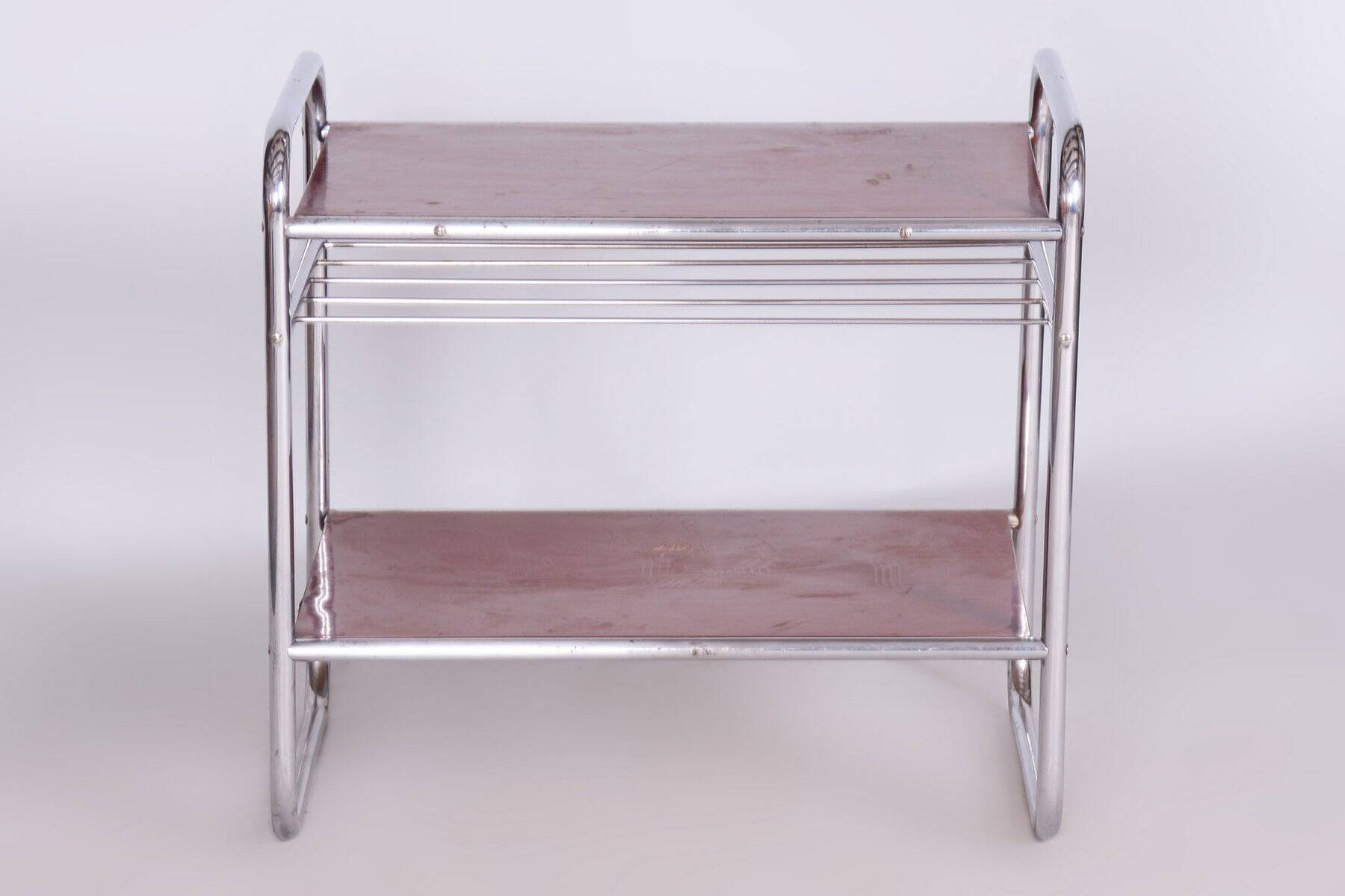 Bauhaus Side Table in Chrome-Plated Steel, 1930s
