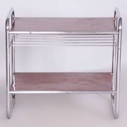 Bauhaus Side Table in Chrome-Plated Steel, 1930s