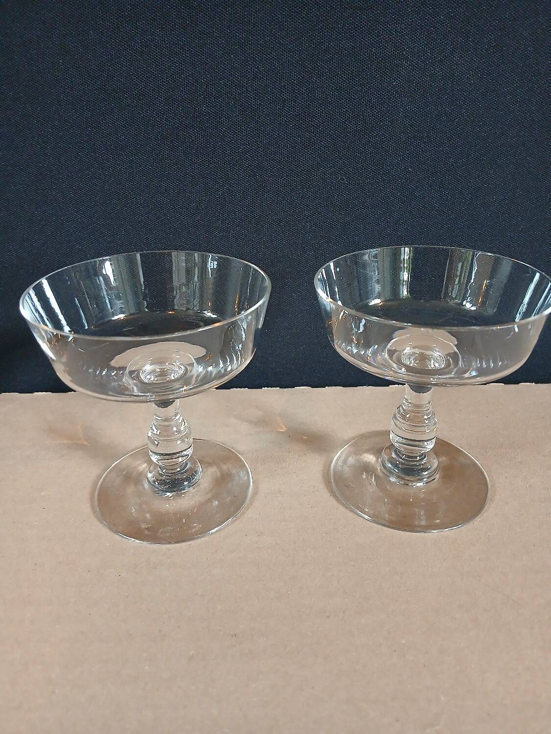 4 coupes à champagne vintages