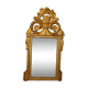 Louis XVI mirror (eighteenth century) in gilded stucco wood H 80 cm