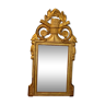 Louis XVI mirror (eighteenth century) in gilded stucco wood H 80 cm