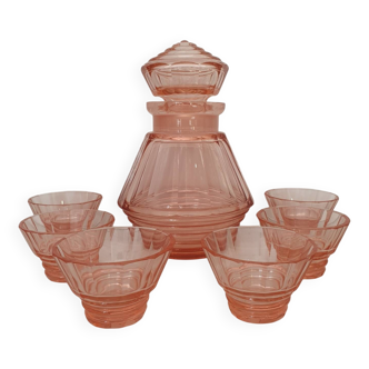 Art Deco liqueur service Czechoslovakia