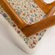 Chaise de salle à manger "Butterfly" style milieu du siècle, bouclé crème clair, Pologne, 1960s