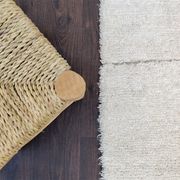 Tapis berbère graphique blanc 215x300 cm