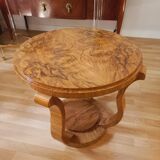 Round Art Deco pedestal table 1930