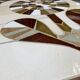 Table basse céramique Roger Capron shogun fleur