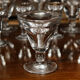 Set de 12 “verres du patron” ou “trompe couillons” en verre soufflé fin XIXème, début Xxème