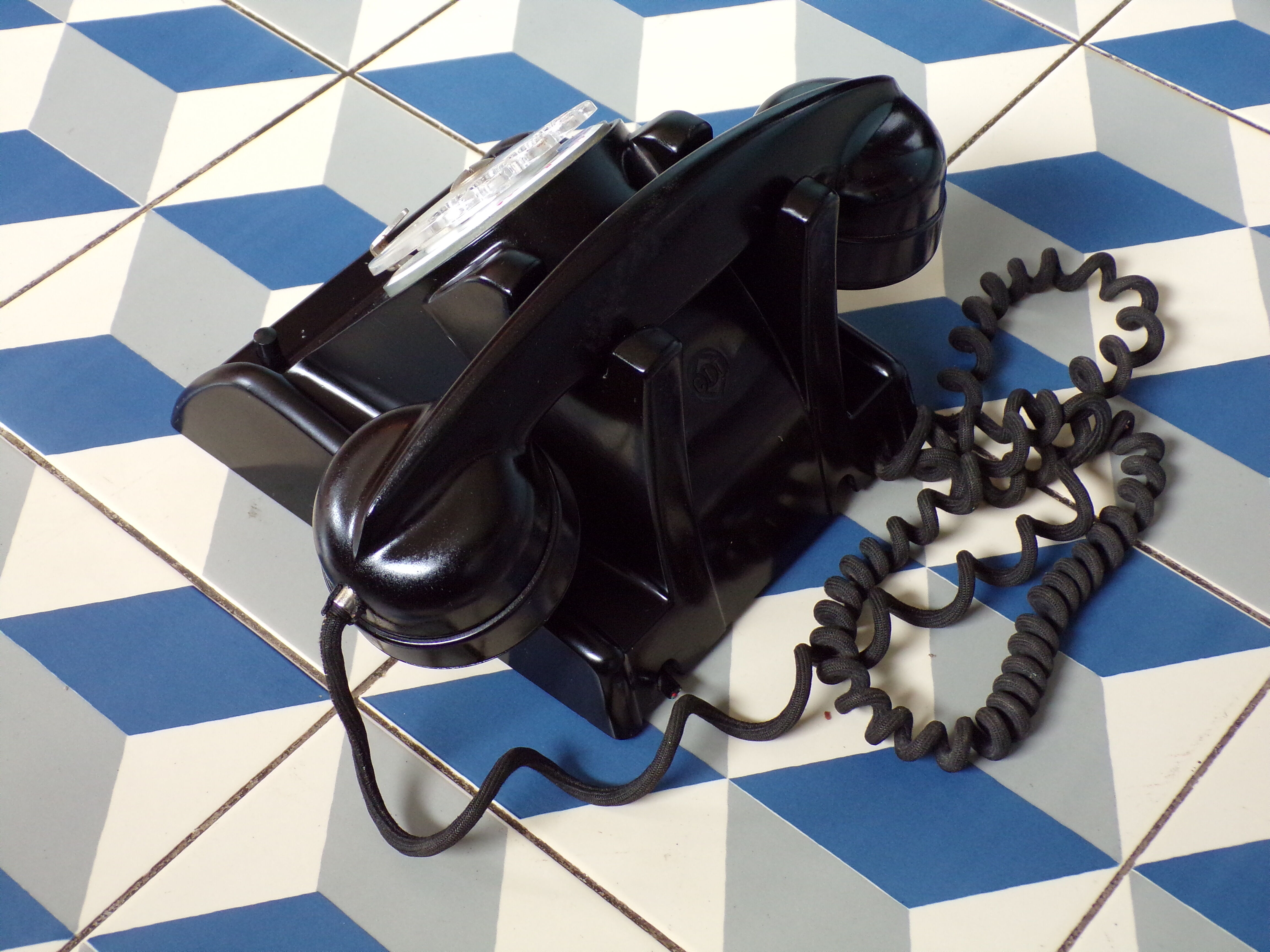 Vintage phone with Bakelite dial