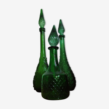 3 italian decanters