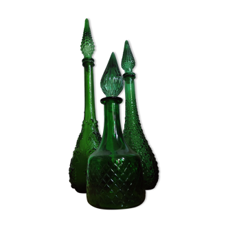 3 italian decanters