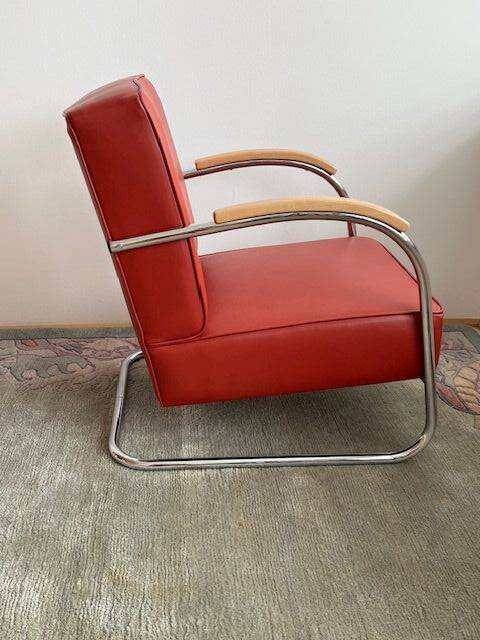 Mücke-Melder Cantilever Armchair FN21 Famos (D-variant), 1930s