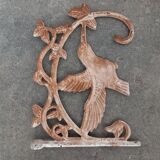 Set of 3 pretty cast iron hooks