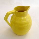 Art Deco pitcher from the 1950s in Orchies earthenware.