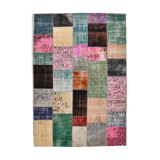 Tapis turc multicolore en détresse 299x209 cm