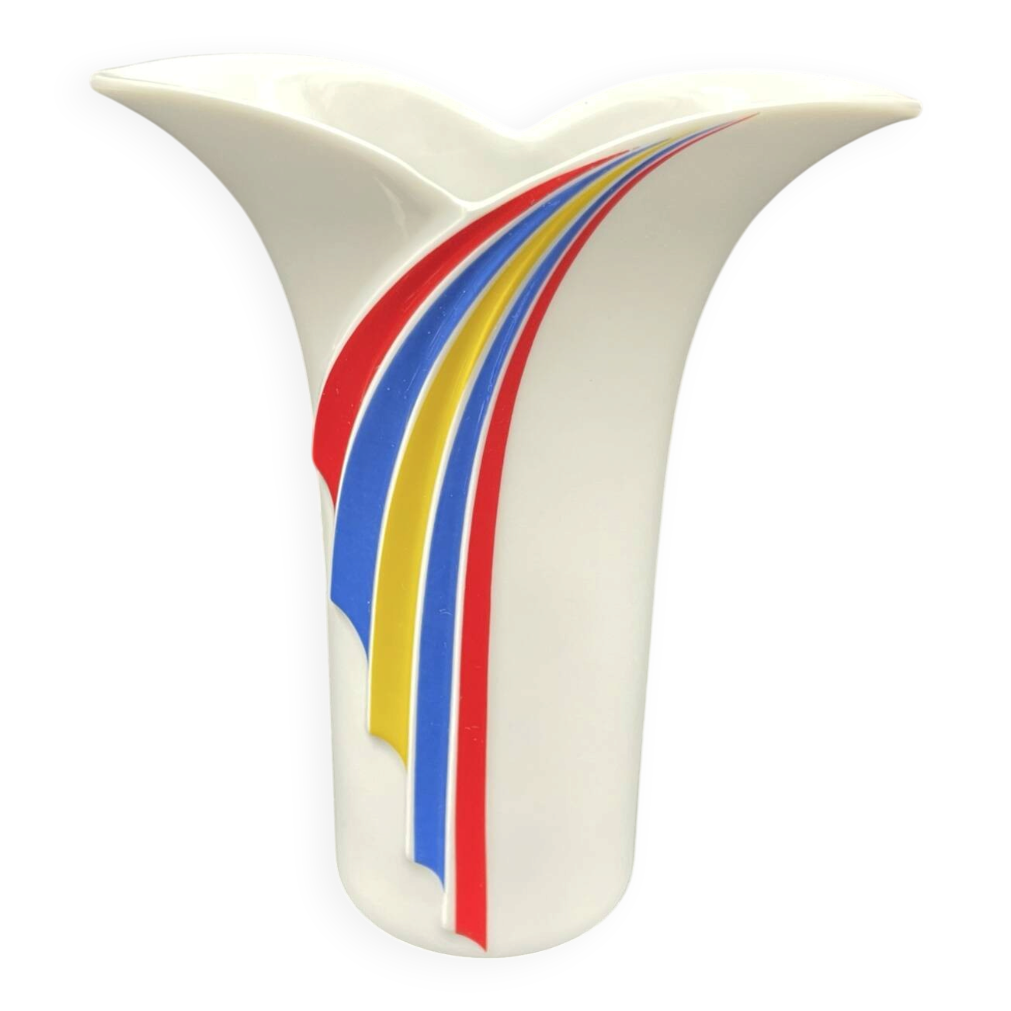Vintage vase Thomas Germany with postmodern design.