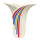 Vintage vase Thomas Germany with postmodern design.