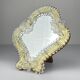 Miroir en verre Murano original, années 1950