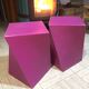 Pair of vintage kubik stools by marco maran contemporary italian design