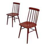 Paire de chaises style scandinave Stol Kamnik, ex Yougoslavie