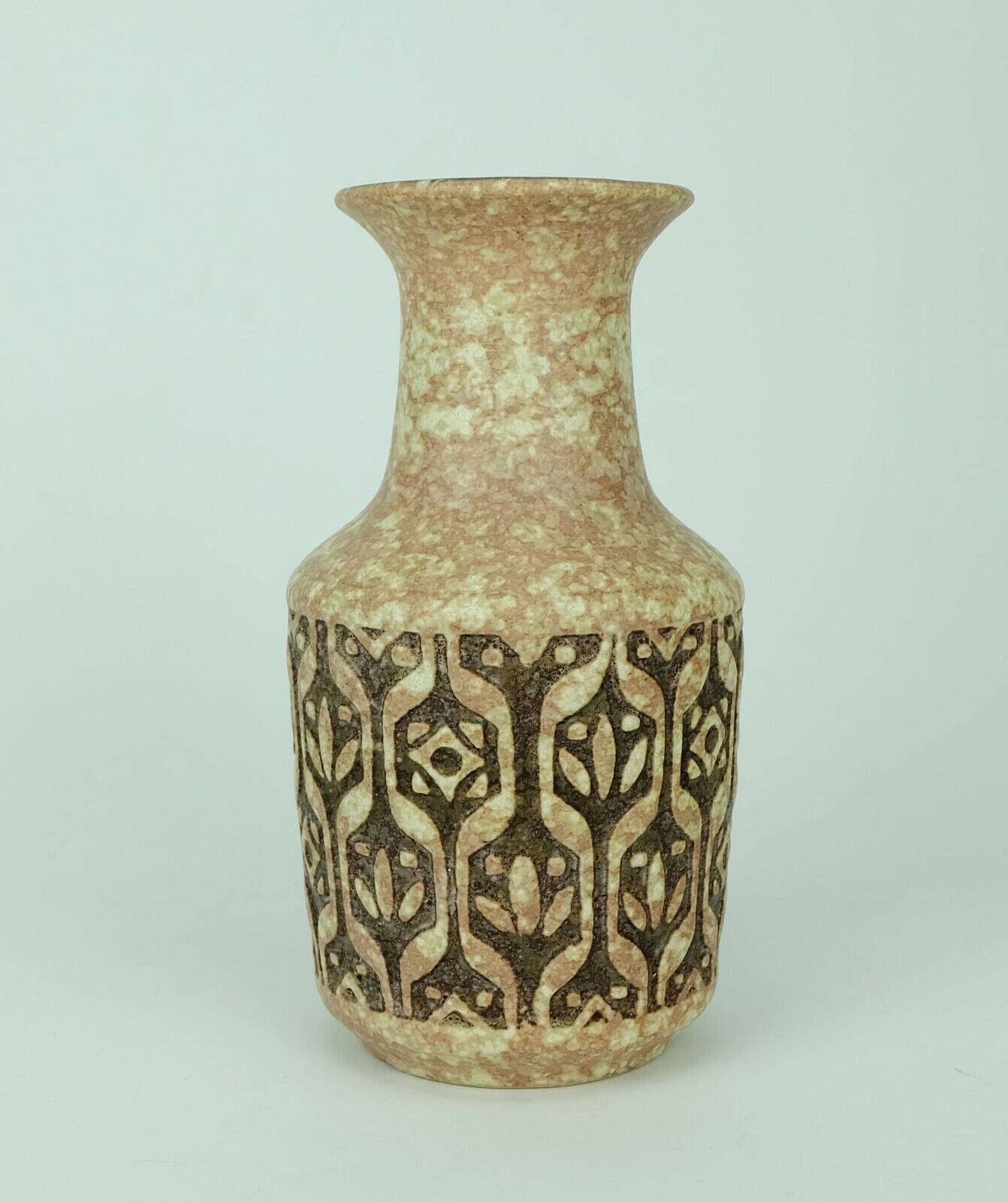 Vase 1960 u-keramik modèle 1193/20 décor abstrait