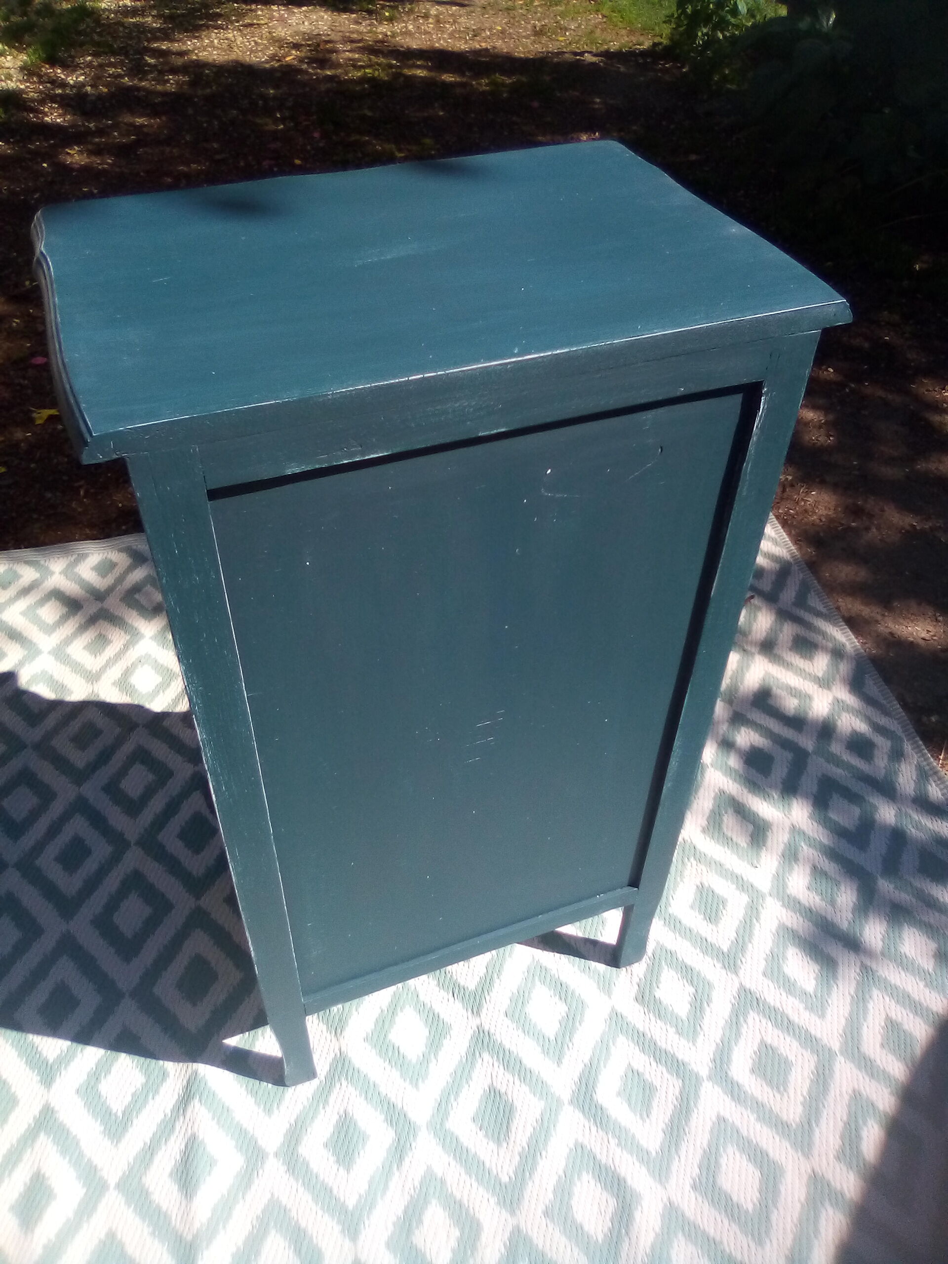 Skated wooden chiffonnier