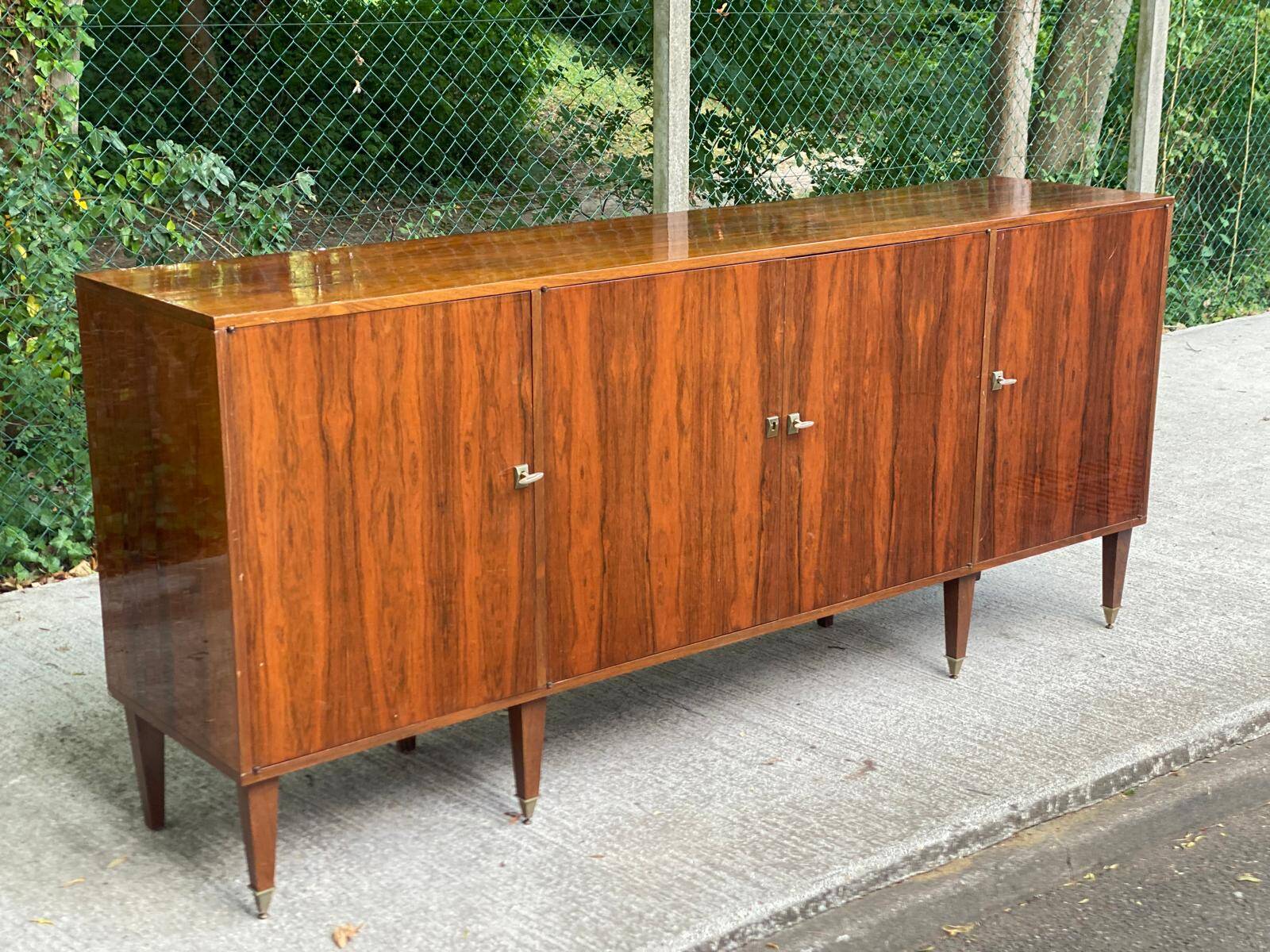 Enfilade scandinave en palissandre des années 1950 230cm