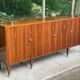 Enfilade scandinave en palissandre des années 1950 230cm