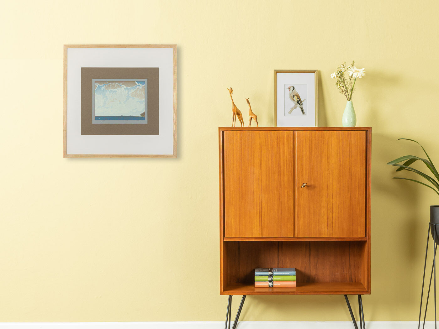 Geltringer Bucht, Serigraph in Colors on Paper, 67 x 67 cm