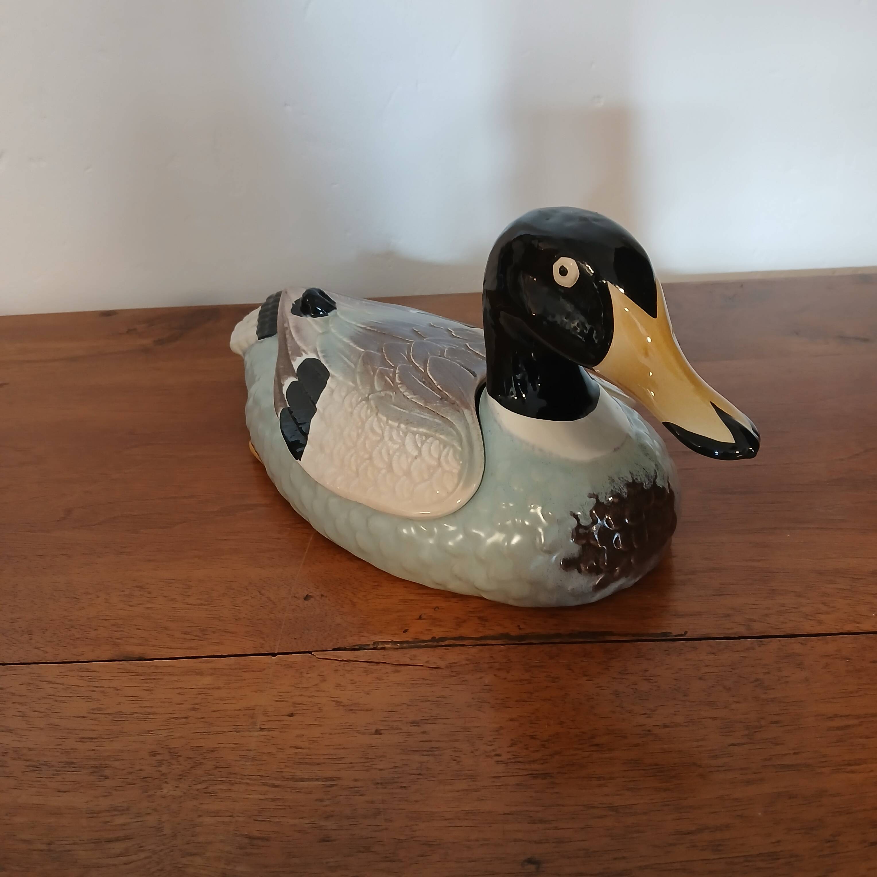 1 bonbonnières canard en faïence