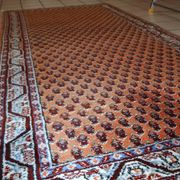 Tapis Vintage Indo-Seraband en Laine, Années 1980, Design Traditionnel