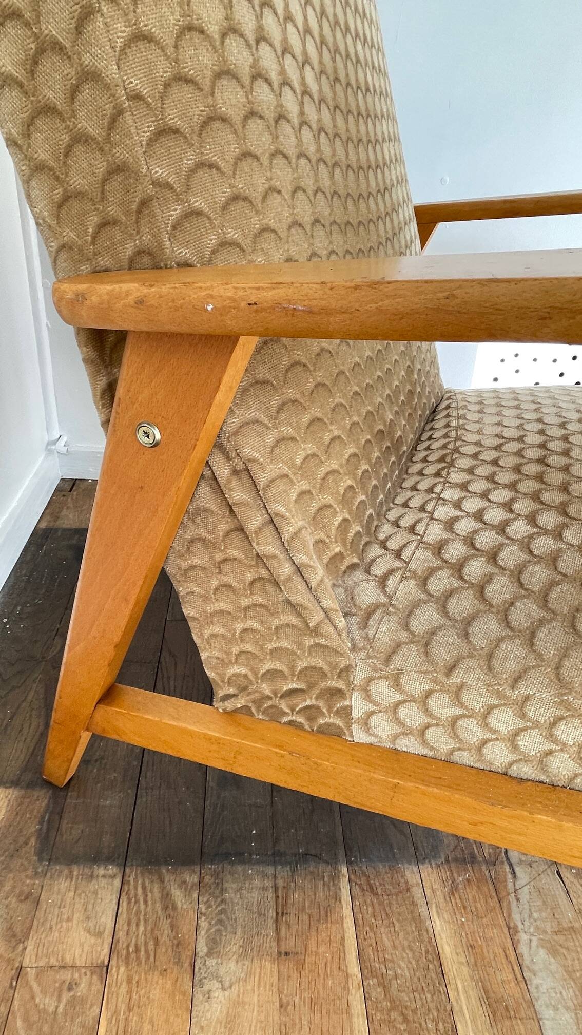 paire FAUTEUILS MANUCERE France Vintage
