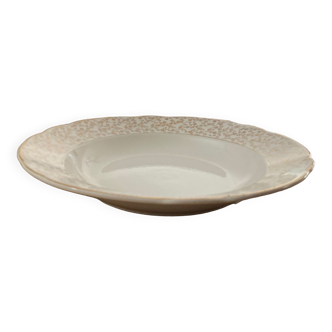 Villeroy and Boch round hollow dish "small golden flowers" 1950s