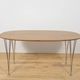 Mid-Century Superellipse Dining Table by Piet Hein & Bruno Mathsson for Fritz Hansen, Denmark, 1980s