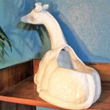 Cache pot céramique "Girafe" 1980