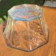 Saladier vintage octogonal en verre