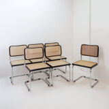 B32 Style Dining Chairs by Marcel Breuer, Set of 5+1 - Italy