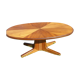 Table basse ovale vintage