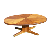 Table basse ovale vintage