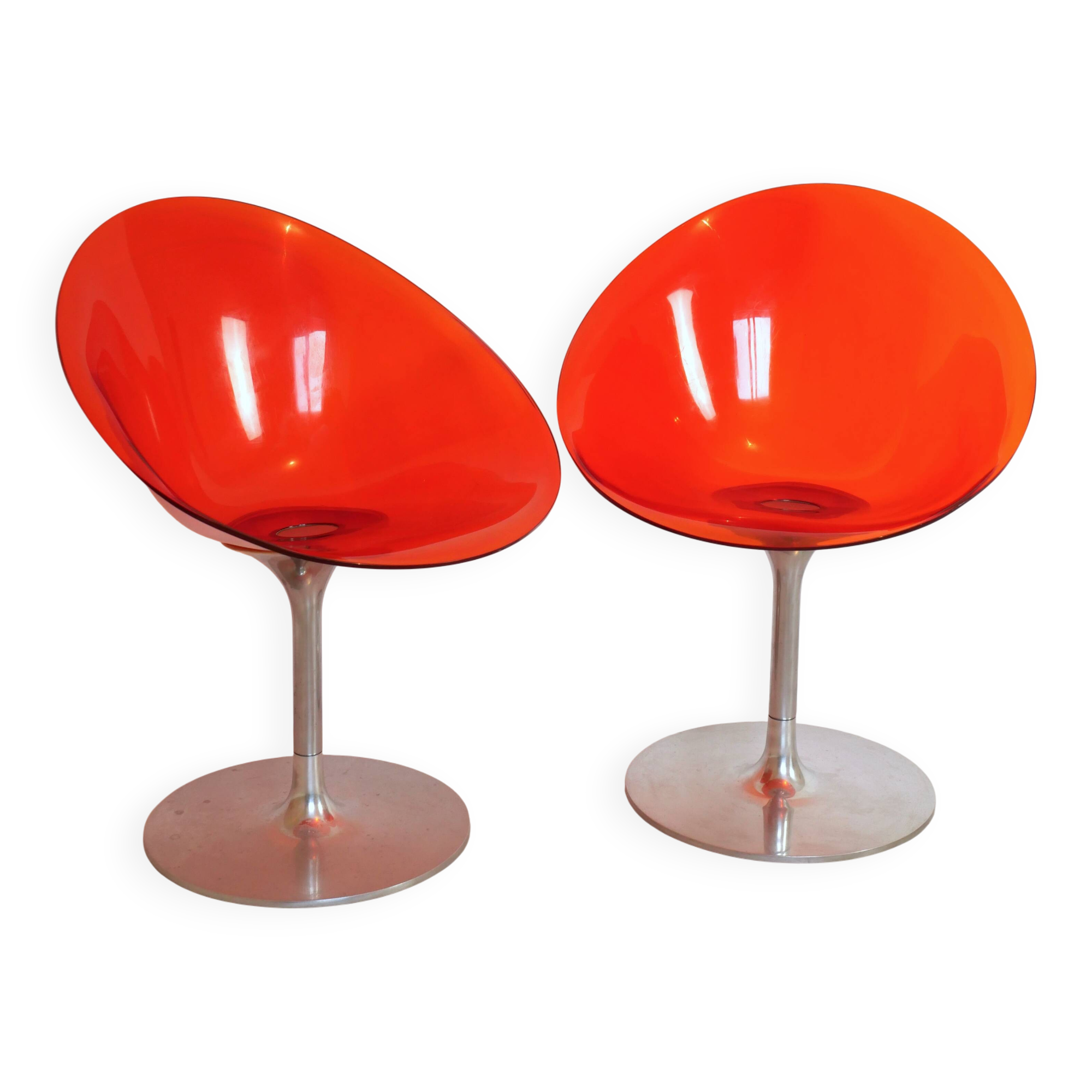 Pair of Ero(s) armchairs by Philippe Starck for Kartell