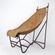 John Risley Style High-back Lounge Chair Solid Iron / Wicker Fran