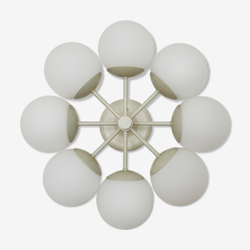 Opaline Sputnik chandelier by Kaiser Leuchten