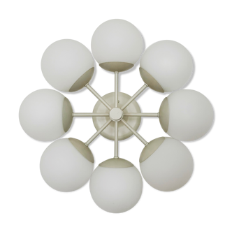 Opaline Sputnik chandelier by Kaiser Leuchten