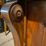 Walnut sideboard marble top 19th
