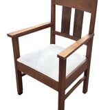 Set of four Art Deco chairs oak Amsterdam School Design 30's