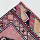 Soft Pink & Orange Rare Style Vintage Runner Rug, 91x359 Cm