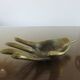 Years 70 hand-shaped ashtray brass