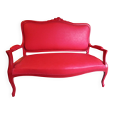 Louis XV red canapé 15