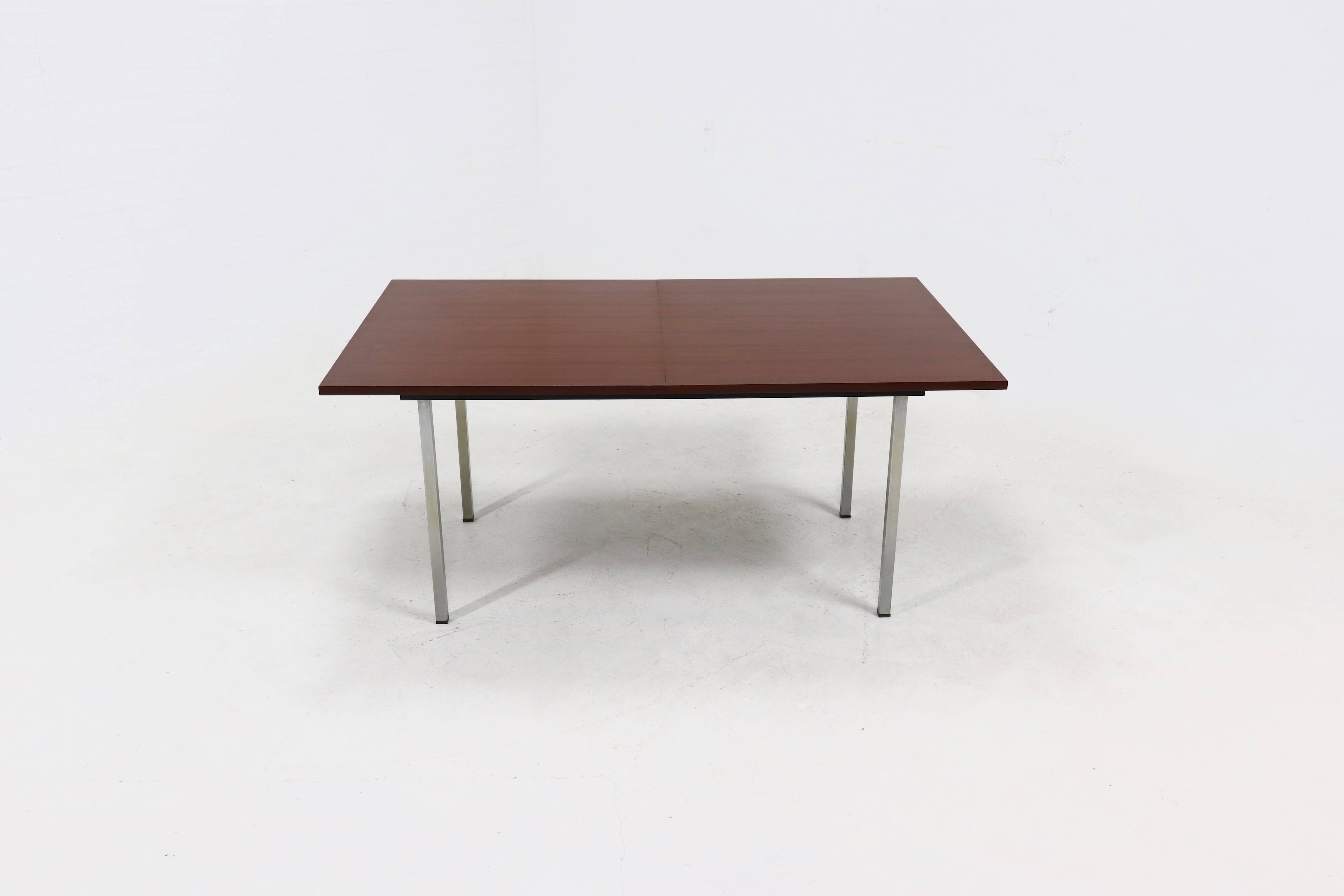 Extendable dining table by Alfred Hendrickx for Belform Belgium 1960s