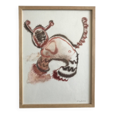 Emmanuelle messika, untitled i, 2012. ink on paper signed in pencil