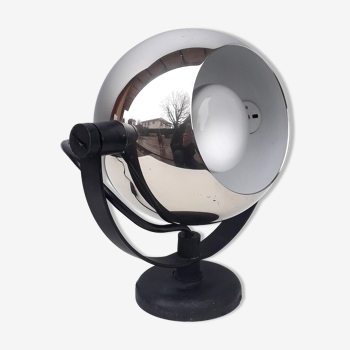 Eyeball lamp chrome space age 1970